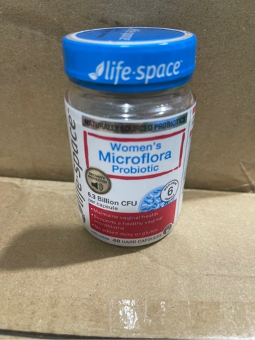 Men vi sinh phụ khoa Life Space Women's Microflora Probiotic cho phụ nữ hộp 40 viên