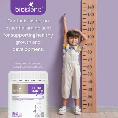 Bio Island Lysine Starter For Kids 150g Oral Powder