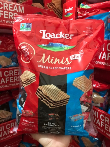 Bánh Loacker Minis Mix Gói 800gr