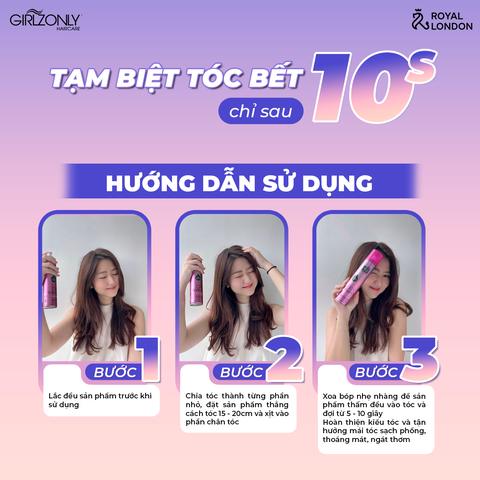 Dầu Gội Kho Hương Hoa Quyến Rũ Girlz Only Dry Shaompoo Party Ninghts