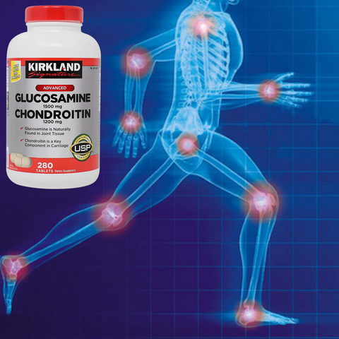 Glucosamine 1500mg Chondroitin 1200mg Kirkland Signature hộp 280 viên