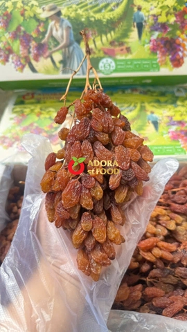 Nho Khô Nguyên Cành Adora st Food Dried Grapes Cluster Crimson  500g đặc sản của Úc