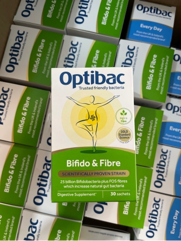 Thực phẩm bảo vệ sức khoẻ Optibac Bifido&Fiber 30 sachets