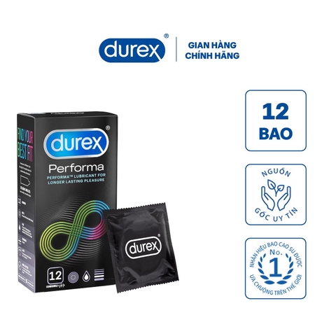 Bao cao su Durex Performa hộp 12 cái