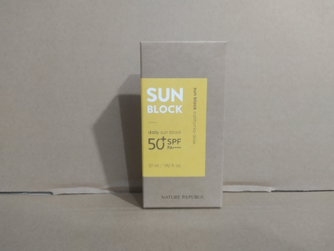 Nature Republic Kem chống nắng California Aloe Daily Sun Block SPF50+PA+++ 57ml (IP04)