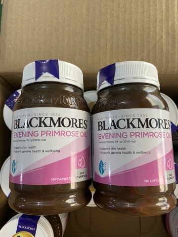 Tinh dầu anh thảo Blackmores evening primrose oil 190 viên điều hòa nội tiết tố, giảm khô da