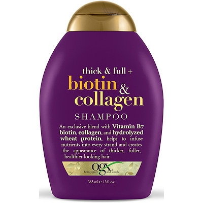 Dầu gội Biotin Collagen OGX tím kích thích mọc tóc nhanh 385ml