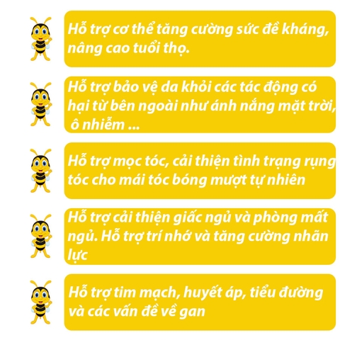 Sữa ong chúa Heathy Care Royal Jelly đẹp da, chậm lão hóa 365 viên