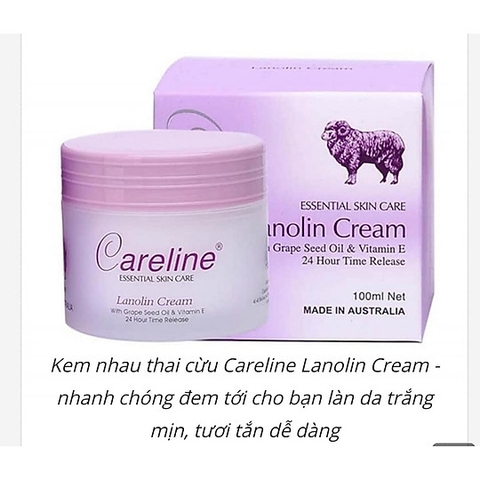 Careline Lanolin Cream - Kem dưỡng da mỡ cừu