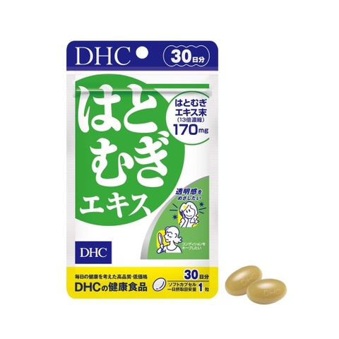 Trắng da DHC Adlay Extract hỗ trợ làn da sáng mịn 30 ngày 30 viên
