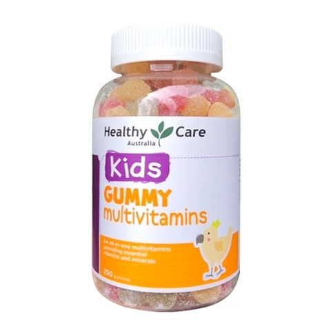 Vitamin tổng hợp Gummy Multivitamin Healthy Care kẹo dẻo bổ sung vitamin cho bé 250 viên