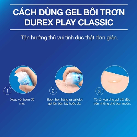 gel bôi trơn durex play classic 50ml
