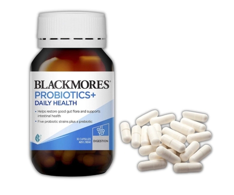 Men vi sinh hỗ trợ tiêu hóa blackmores probiotics + daily health hộp 30 viên