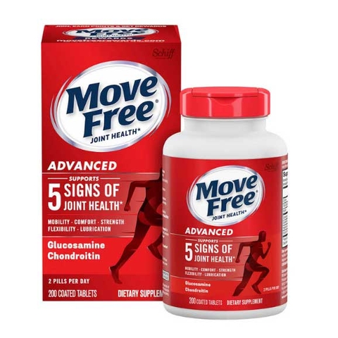 Viên uống chắc khỏe xương khớp Schiff Move Free Joint Health Advanced hộp 200 viên 