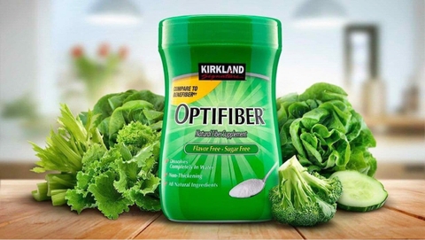 Bột bổ sung chất xơ Kirkland Signature Optifiber prebiotic fiber 190 khẩu phần 760g hỗ trợ tiêu hóa, giảm cholesterol, kiểm soát đường trong máu, chống béo phì,  giảm đau tim và làm đẹp da