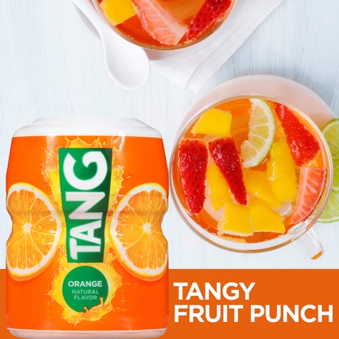 Bột pha nước cam Tang Orange Naranja Mỹ tốt cho sức khỏe hộp 566g