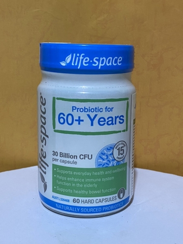 Life Space Probiotic For 60+ Years 60 Viên
