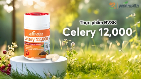 Goodhealth Celery 12,000 – hạt cần tây hỗ trợ Gout cân bằng acid uric trong cơ thể, hỗ trợ đường tiết niệu và dịch cơ thể