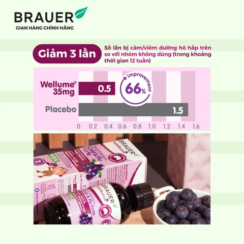 Siro giảm các triệu chứng cảm cúm, cảm lạnh Brauer Black Elederberry cold and flu forte (100ML)