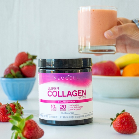 Collagen dạng bột neocell type 1&3 hộp 200g hỗ trợ da săn chắc, ngừa lão hóa