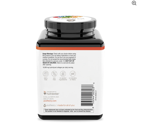 Collagen youtheory type12 &3 dành cho nữ 290 + vitamin c viên chắc khỏe xương khớp chống lão hóa da móng tóc