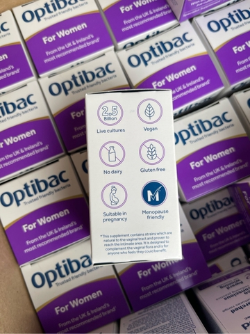 Lợi khuẩn Optibac Probiotics For Women dành cho phụ nữ 14 viên