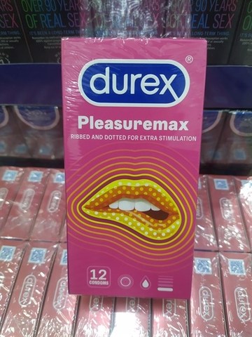 Bao Cao Su Durex Pleasuremax Hộp 12 Cái