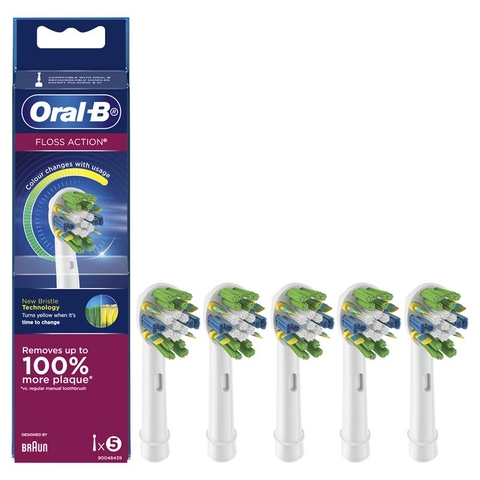 Bộ 5 đầu bàn chải thay thế bàn chải điện Oral B Power Toothbrush Floss Action Refills