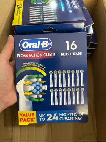 Đầu bàn chải thay thế Oral-B Floss action clean set 16 ( 1 đầu tách lẻ từ 16 đầu)
