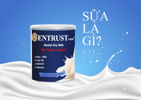 Sữa bột dinh dưỡng cho người tiểu đường Entrust Milk hương Vani 400g