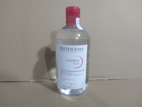 Nuớc tẩy trang Bioderma Crealine H2O Peaux Sensibles da nhạy cảm-500ml