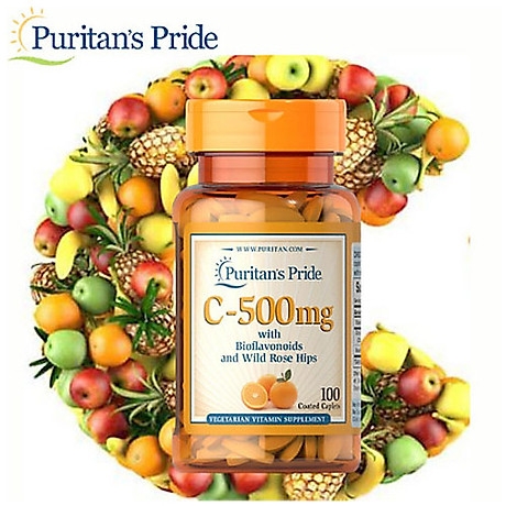 Bổ sung vitamin C Puritan's Pride 500mg 100 viên