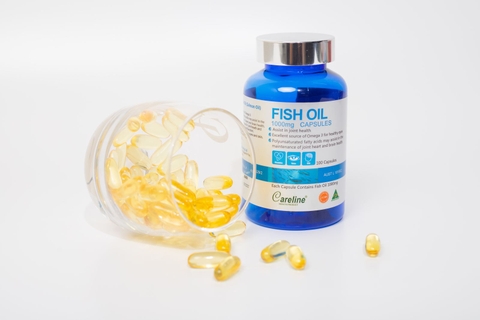 Dầu cá hồi đại dương Úc Careline Fish oil hộp 100 viên