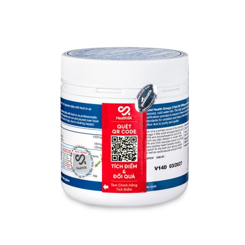 Dầu cá đại dương New ZealandGoodhealth Omega 3 Fish Oil 1000mg 150 viên