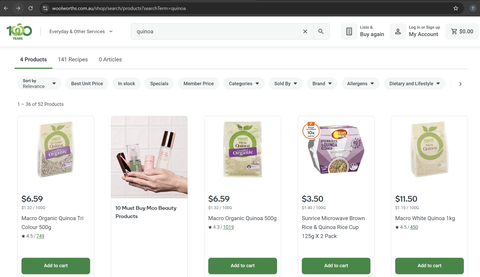 Hạt diêm mạch Quinoa Macro white quinoa trắng giàu dinh dưỡng - rất tốt cho trẻ ăn dặm, người ăn chay 1 kg