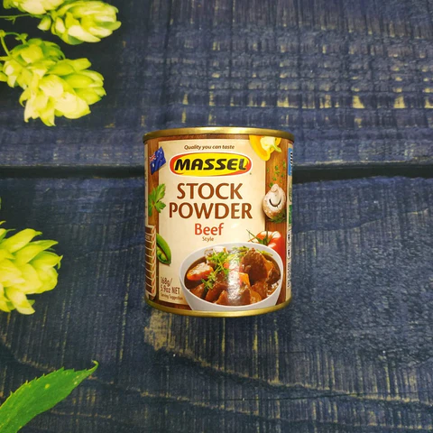 Hạt nêm vị bò Massel Premium Stock Powder Beef Style không bột ngọt an toàn cho gia đình 168g