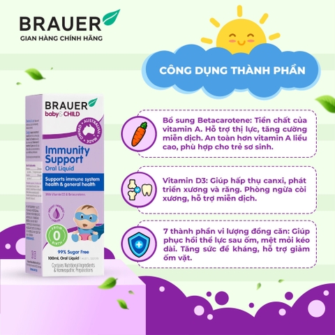 Brauer Baby & Child Immunity Support 100ml