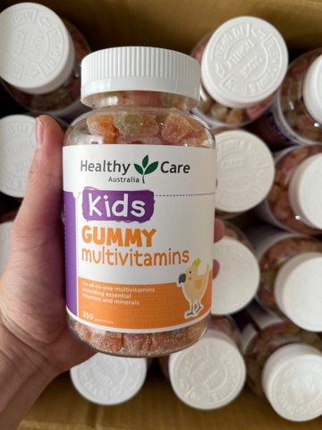 Vitamin tổng hợp Gummy Multivitamin Healthy Care kẹo dẻo bổ sung vitamin cho bé 250 viên