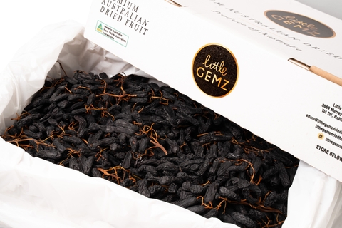 Nho Ngón Tay khô nguyên cành Little Gemz Sweet Sapphire Dried Grapes Clusters 7kg