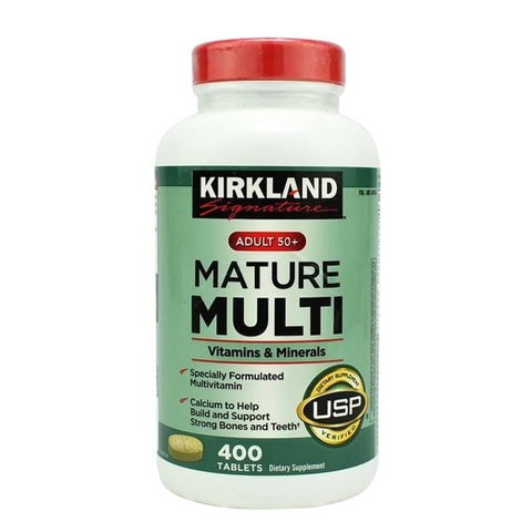 Vitamin tổng hợp Mature Multi Kirkland Signature 50+ hộp 400 viên