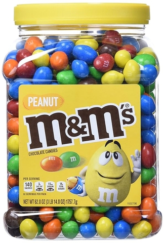 Kẹo Socola M&M'S Candies Peanut Chocolate Milk 1.8kg