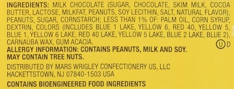 Kẹo Socola M&M'S Candies Peanut Chocolate Milk 1.8kg