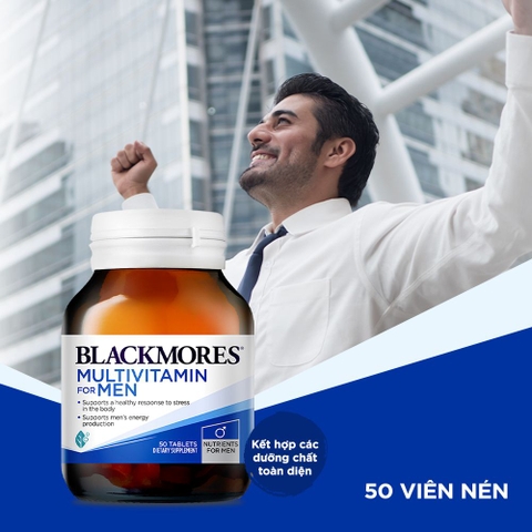 Vitamin tổng hợp dành cho nam Blackmores multivitamin for men 50 viên