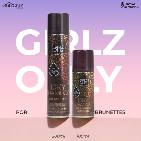 Dầu Gội Khô Giành Cho Tối Màu Girlz Only Dry Shampoo For Brunettes 200ml