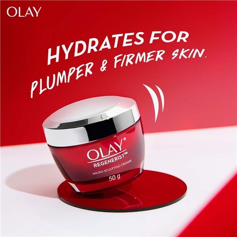 Kem dưỡng da chống lão hóa đêm Olay Regenerist Micro Sculping Cream Night 50g