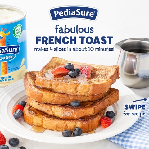 Sữa bột pediasure vanilla grow&gain 400g Mỹ cho bé từ 1 -10 tuổi