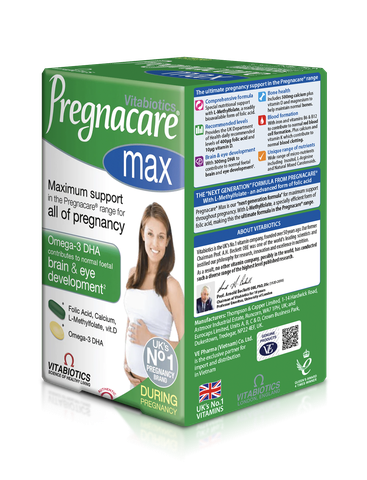 TPBVSK Pregnacare Max  bổ sung vitamin,khoáng chất cho phụ nữ mang thai &cho con bú vitabiotics