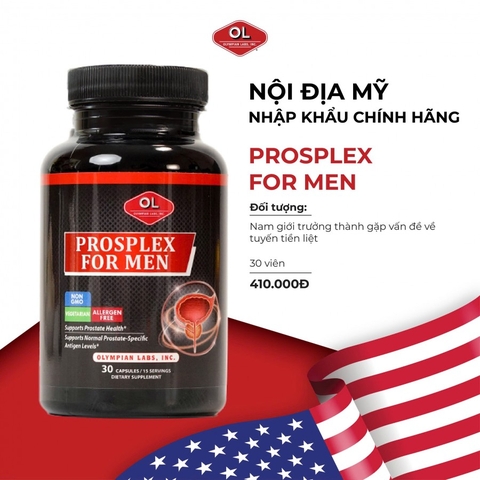 Hỗ trợ tiền liệt tuyến OlympinLabs Prosplex For Men 60 viên