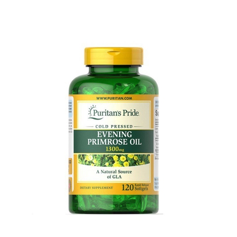 Tinh dầu hoa anh thảo Puritan's Pride Evening Primrose Oil 1300mg cân bằng nội tiết tố nữ hộp 120 viên 