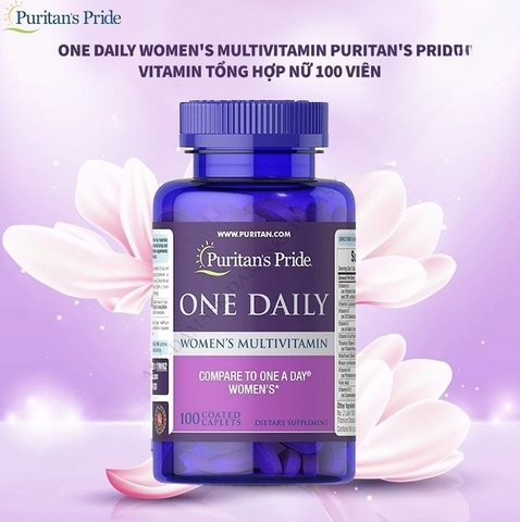 Vitamin tổng hợp Puritan's Pride One Daily Women’s Multivitamin cho nữ hộp 100 viên
